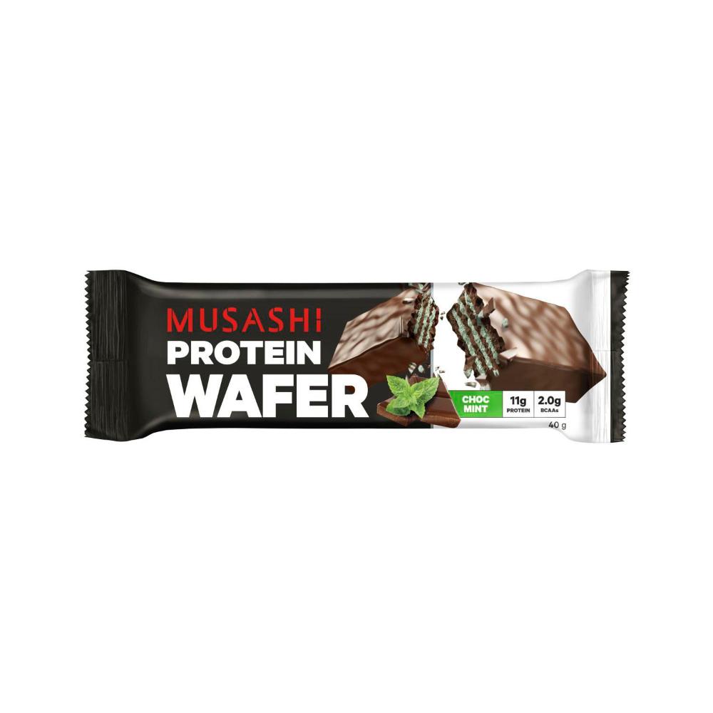 Musashi Protein Wafer Bar Choc Mint - 40g