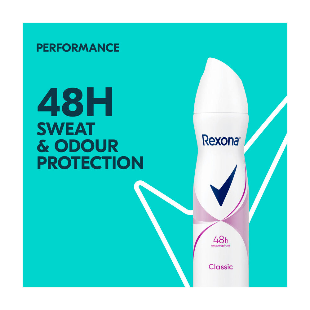 Rexona Women Deodorant 48hr Aerosol Classic - 250mL