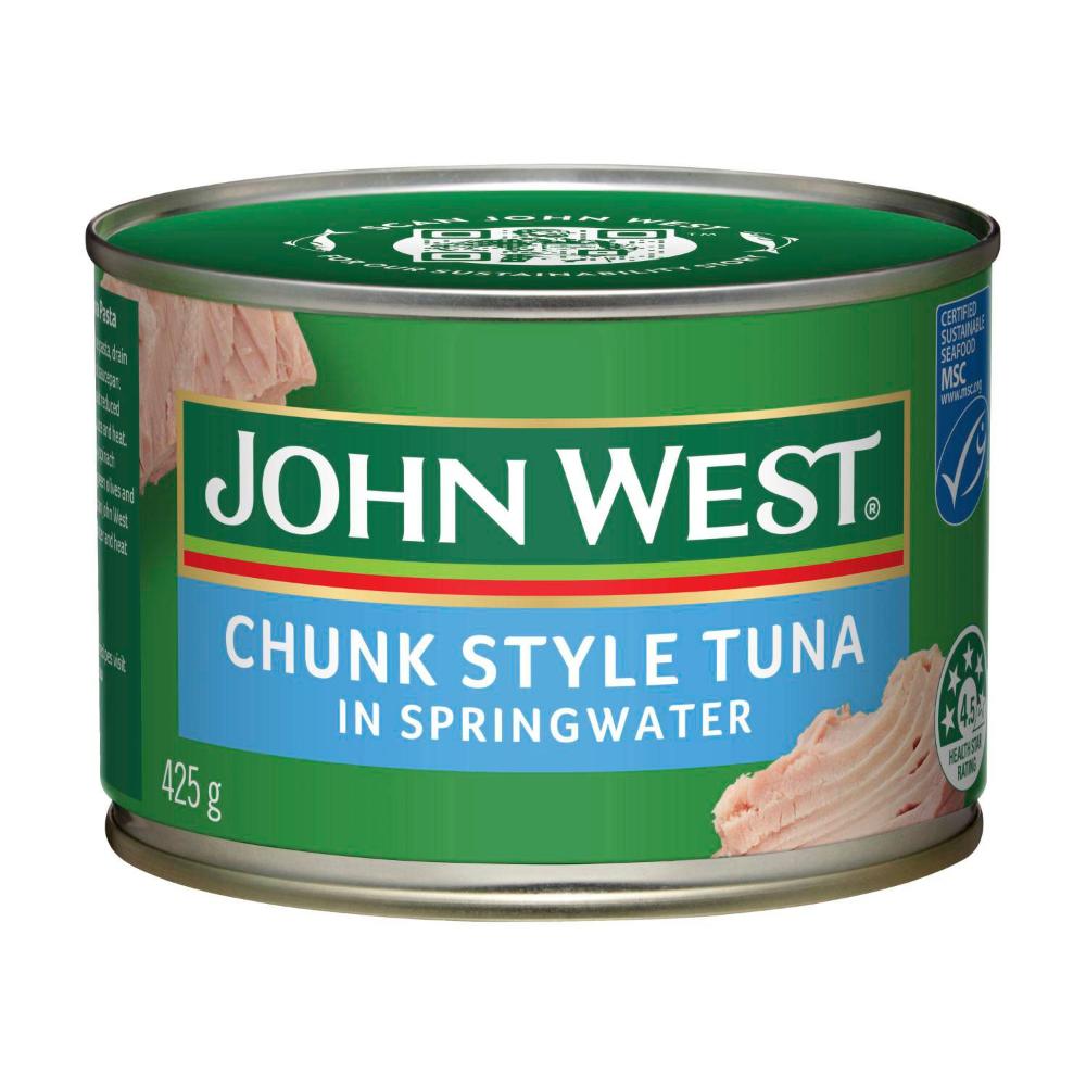 John West Chunk Style Tuna in Springwater - 425g