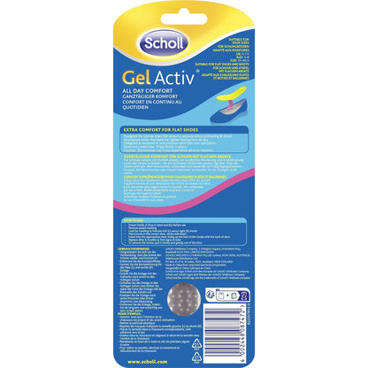 Scholl Gelactive Insoles Women's Flat Shoes 1 Pair