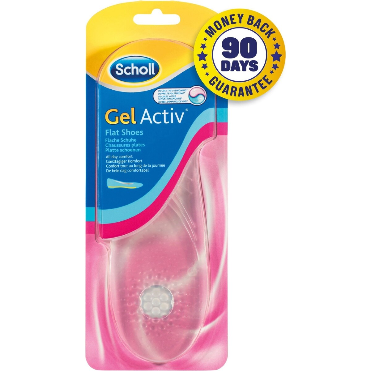 Scholl Gelactive Insoles Women's Flat Shoes 1 Pair