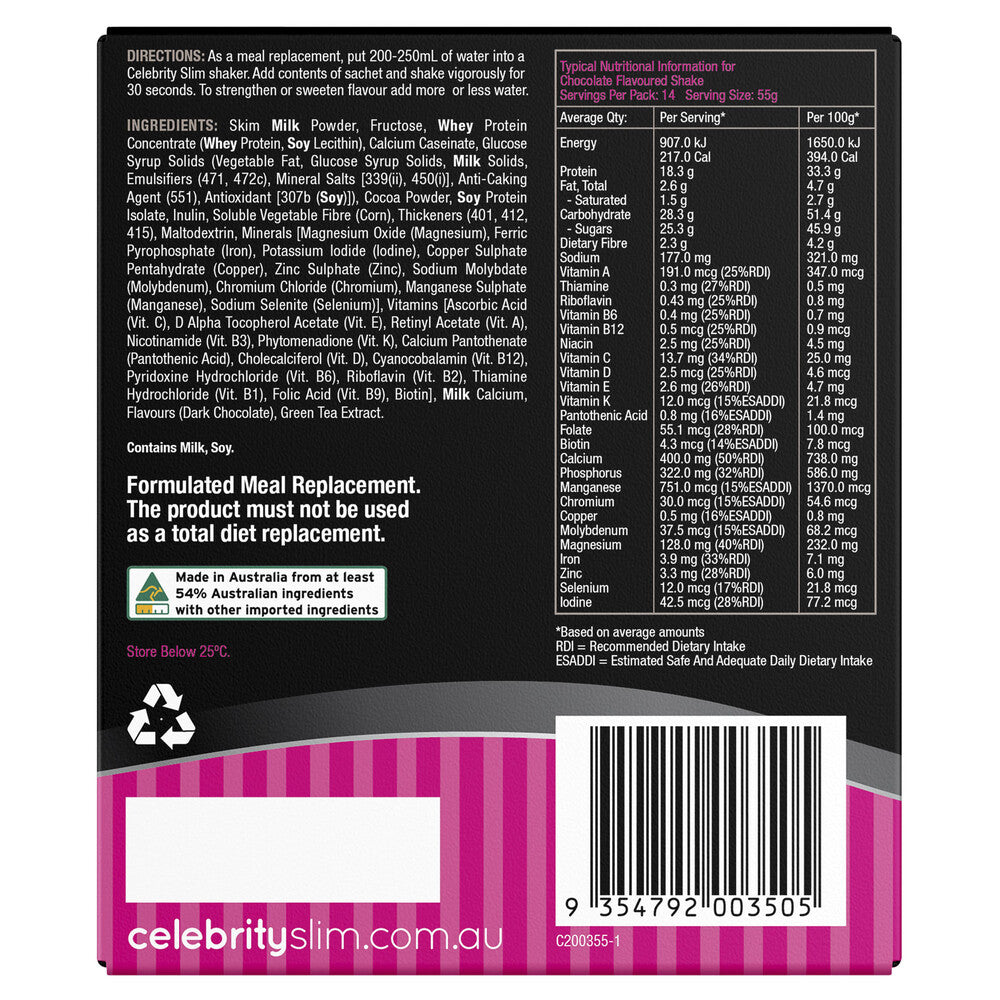 Celebrity Slim 7 Day Variety 14 Pack - 1 each