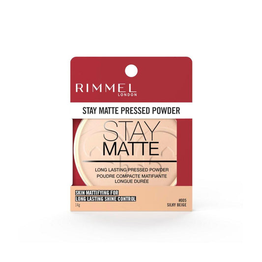 Rimmel Stay Matte Press Powder Silkybeige #005 - 14g