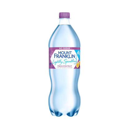 Mount Franklin Lightly Sparkling Passionfruit - 1.25L