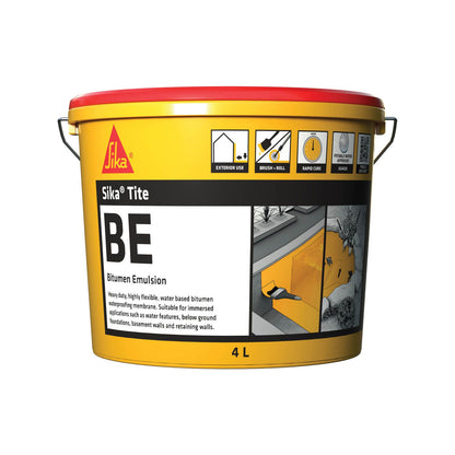 Sika Sikatite BE Bitumen Waterproofing Membrane - 4L