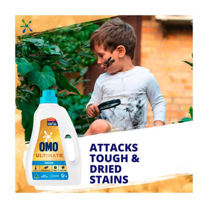 OMO Ultimate Laundry Liquid Detergent Sensitive 40 Washes - 2L