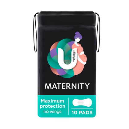 U by Kotex Maternity Pads No Wings - 10 pack