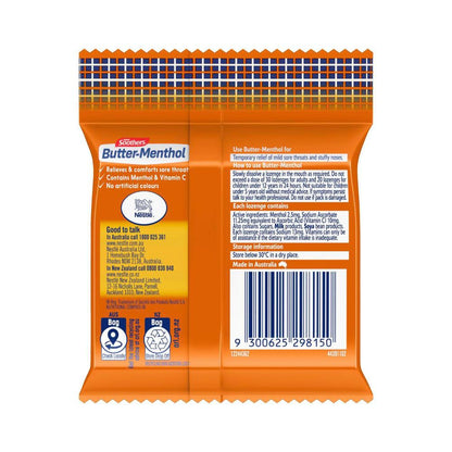 Soothers Allens Medicated Buttermenthol - 30 pack
