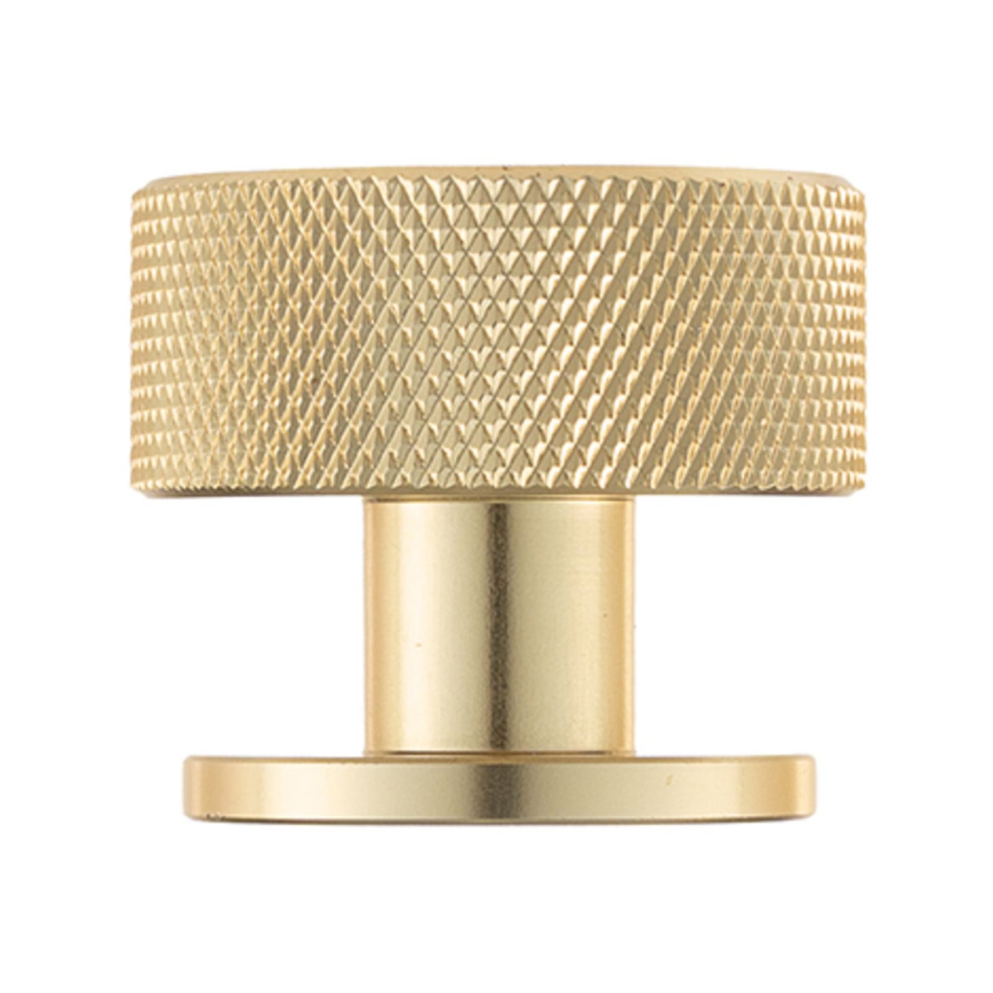 Taskmaster Knurled Cabinet Knob - 32mm - Brushed Brass