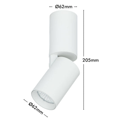 Verve Phoebe Adjustable LED Spotlight - 15W - 162 x 205mm - White