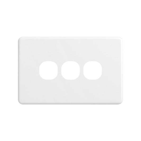 Deta Three Gang Grid Plate - 77mm x 30mm