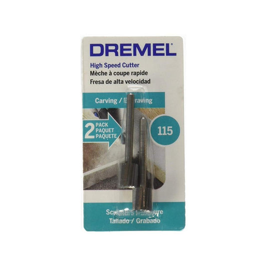 Dremel High Speed 7.9mm Cylindrical Carving/Engraving Bit 2 Pack