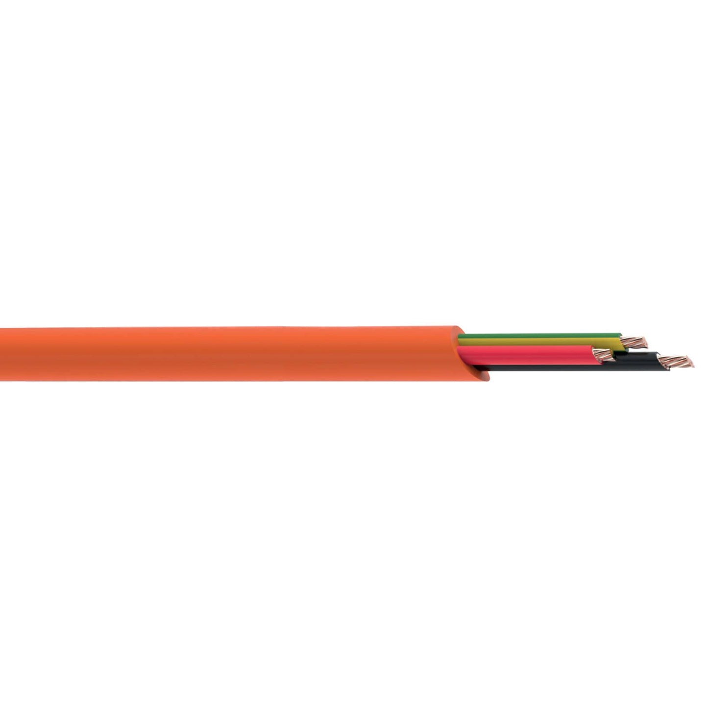 Deta 2 Core E 1 Phase Cable - 2.5mm - Orange - 5m