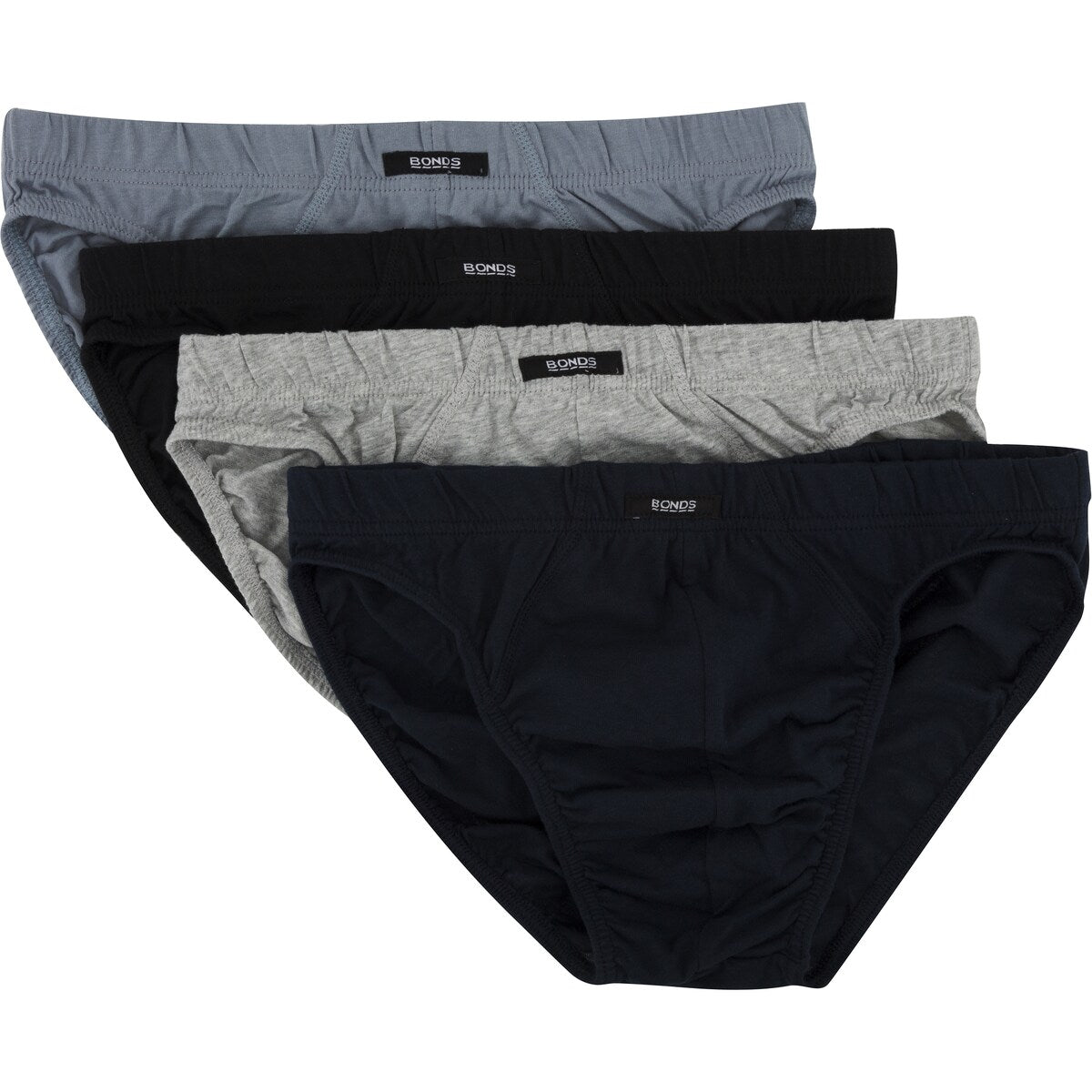 Bonds Underwear Mens Action Briefs Large Each