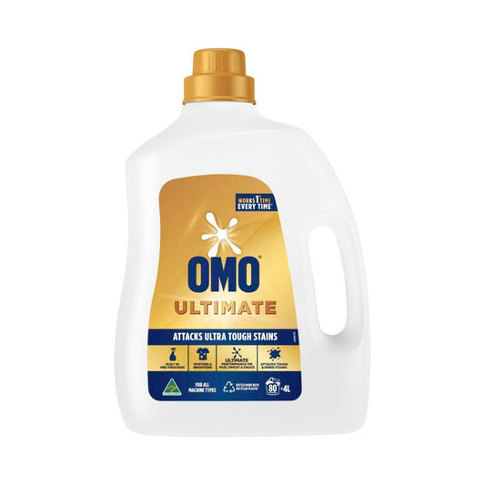 OMO Ultimate Laundry Liquid Detergent 80 Washes - 4L