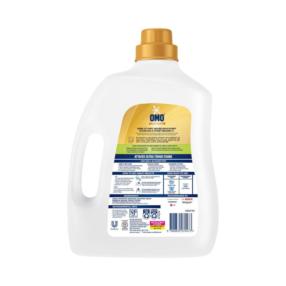 OMO Ultimate Laundry Liquid Detergent 80 Washes - 4L
