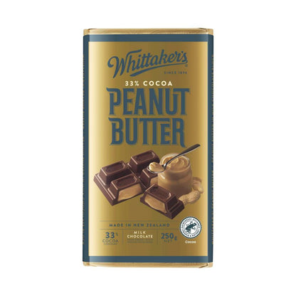 Whittaker's Block Chocolate Peanut Butter - 250g