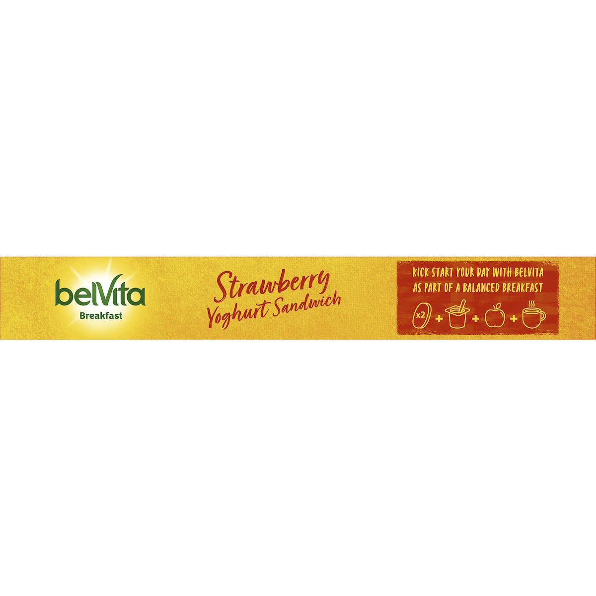 Belvita Strawberry Yoghurt Sandwich Breakfast Biscuits 253g 5 Pack