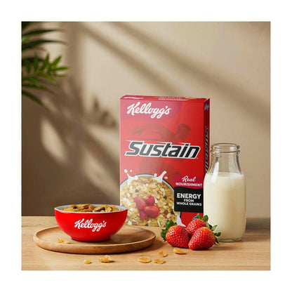 Kellogg's Sustain Whole Grain Flakes Breakfast Cereal - 460g