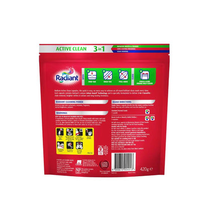 Radiant Laundry Capsules Active ean - 28 pack