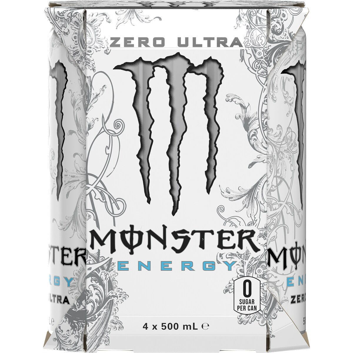 Monster Energy Ultra Multipack Cans 500ml x4 Pack