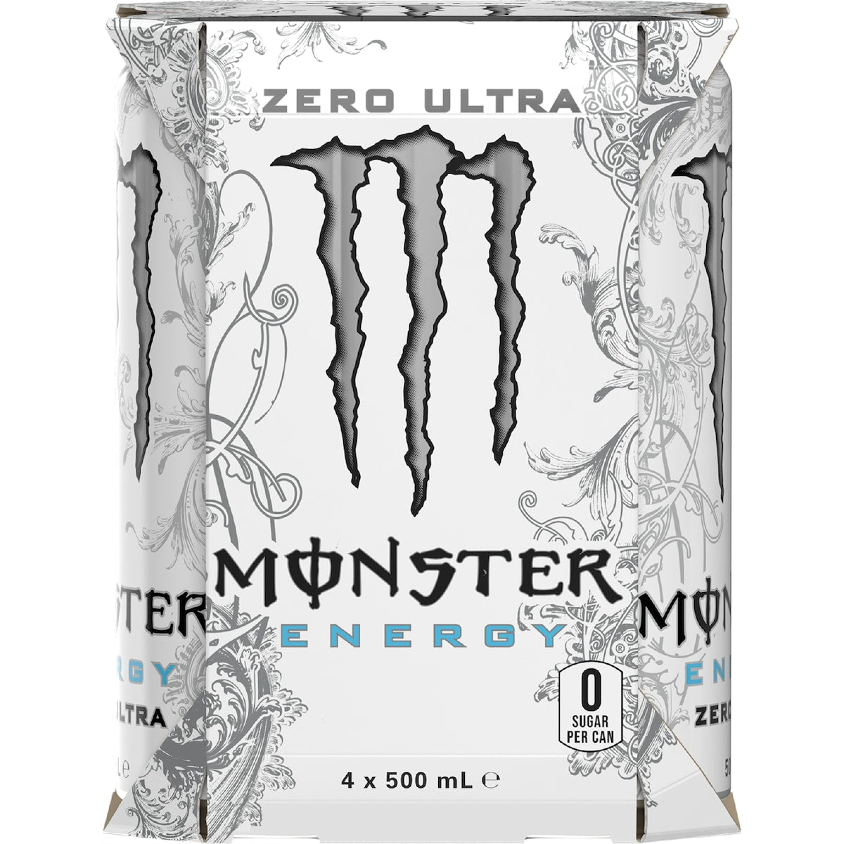 Monster Energy Ultra Cans 500ml X 4 Pack