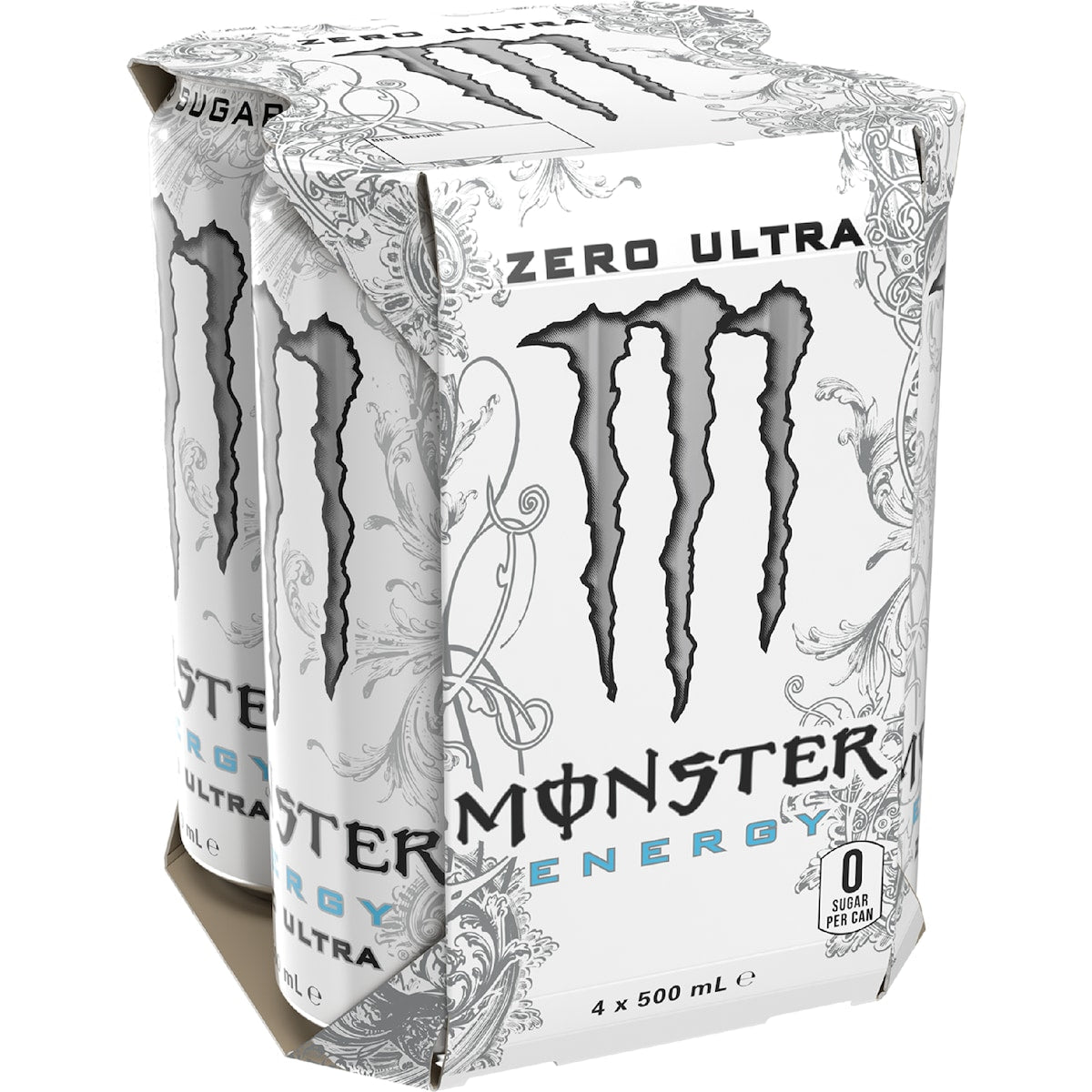Monster Energy Ultra Cans 500ml X 4 Pack