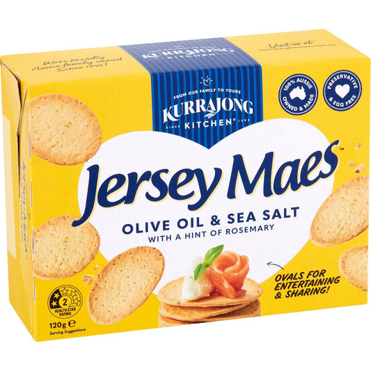 Kurrajong Kitchen Jersey Maes Olive Oil & Sea Salt 120g