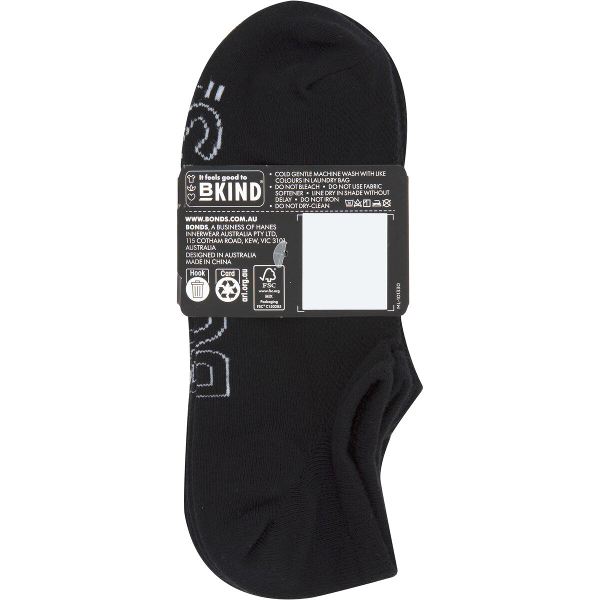 Bonds Womens Logo Socks Light Size 3 Plus Assorted 4 Pack