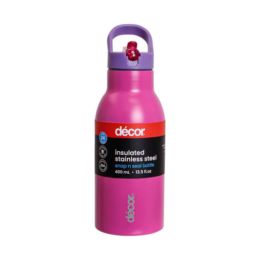 Decor Snap & Seal Insulated Bottle 400ml - 1 each
