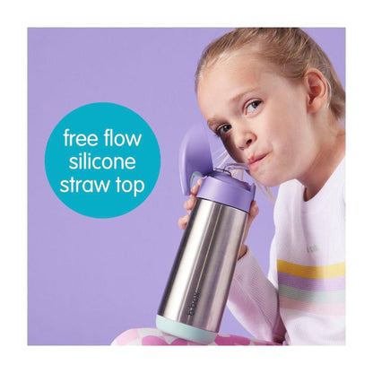 B.Box Insulated Drink Bottle Straw Top 500ml - 1 Each