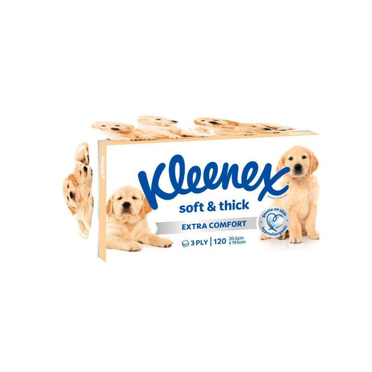 Kleenex 3 Ply Soft & Thick Facial Tissues - 120 pack