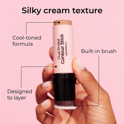Mcobeauty Dual-ended Contour Stick Medium Dark 10.5g