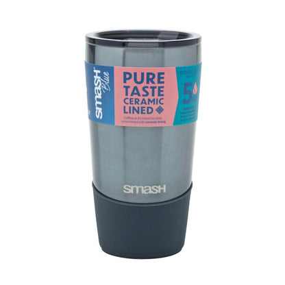 Smash Blue Stainless Steel Barista Cup - 355mL