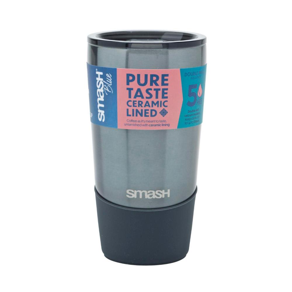 Smash Blue Stainless Steel Barista Cup - 355mL
