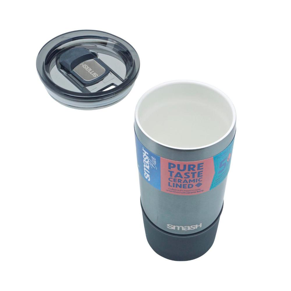 Smash Blue Stainless Steel Barista Cup - 355mL
