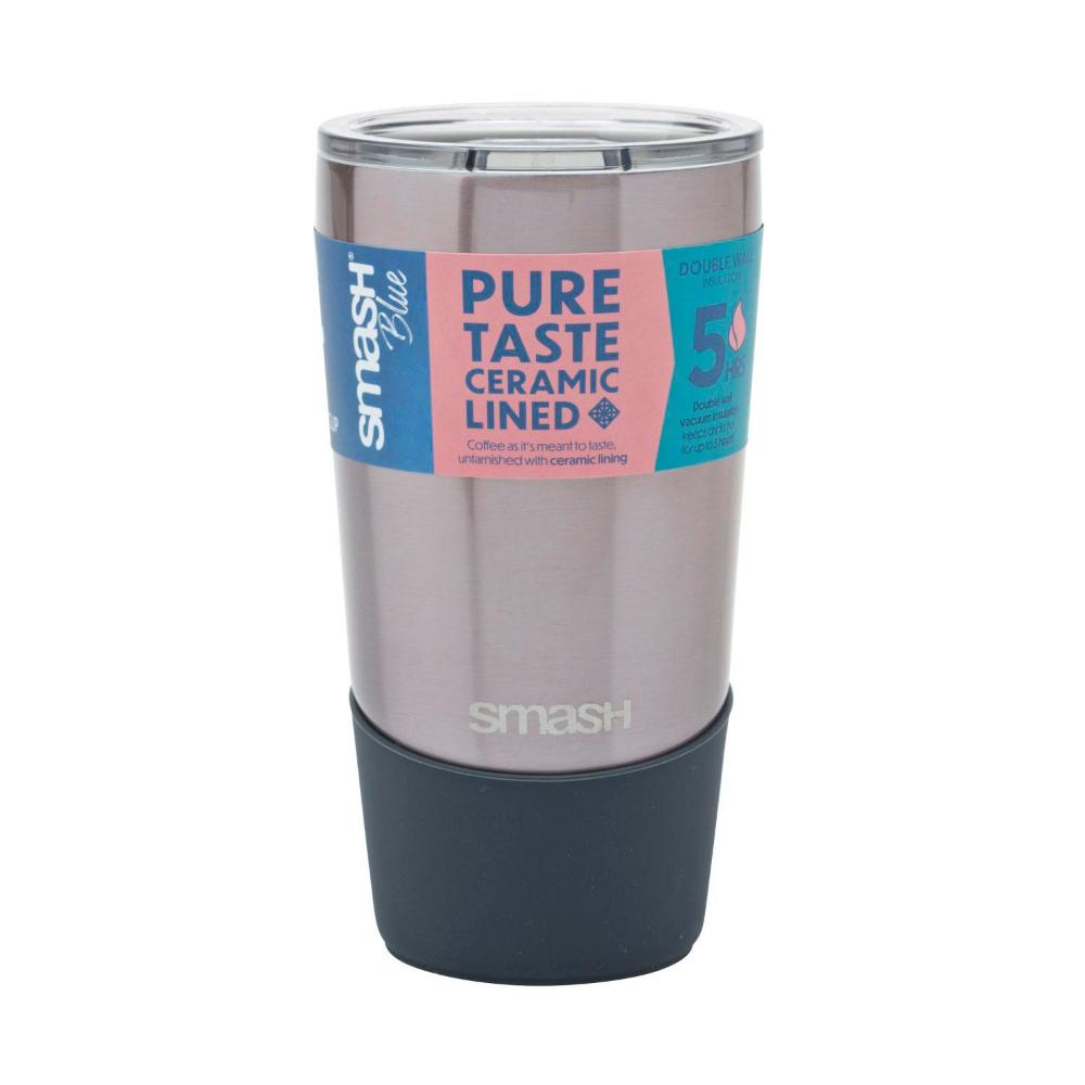 Smash Blue Stainless Steel Barista Cup - 355mL