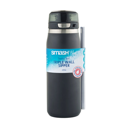 Smash Blue Triple Wall Sipper 650ml - 1 each