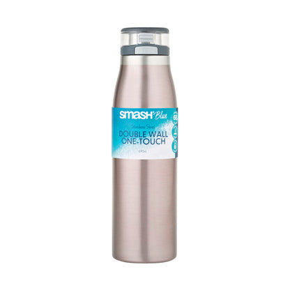 Smash Blue Stainless Steel Double Wall One Touch - 690mL