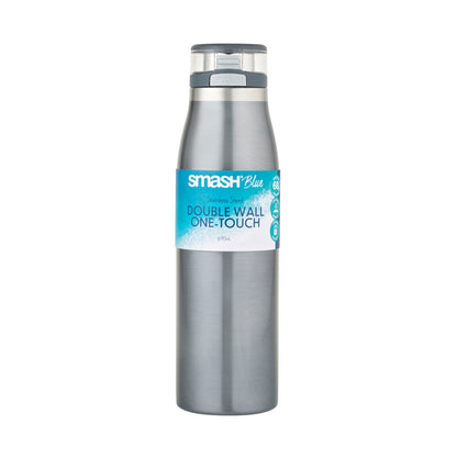 Smash Blue Stainless Steel Double Wall One Touch - 690mL