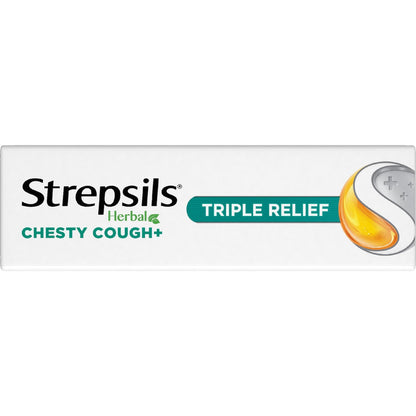 Strepsils Herbal Chesty Cough Lozenges 16 Pack