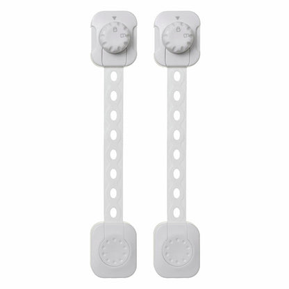 Dreambaby Twist N Lock Multi-Purpose Latch - 38mm x 215mm - ABS - 2 Pack
