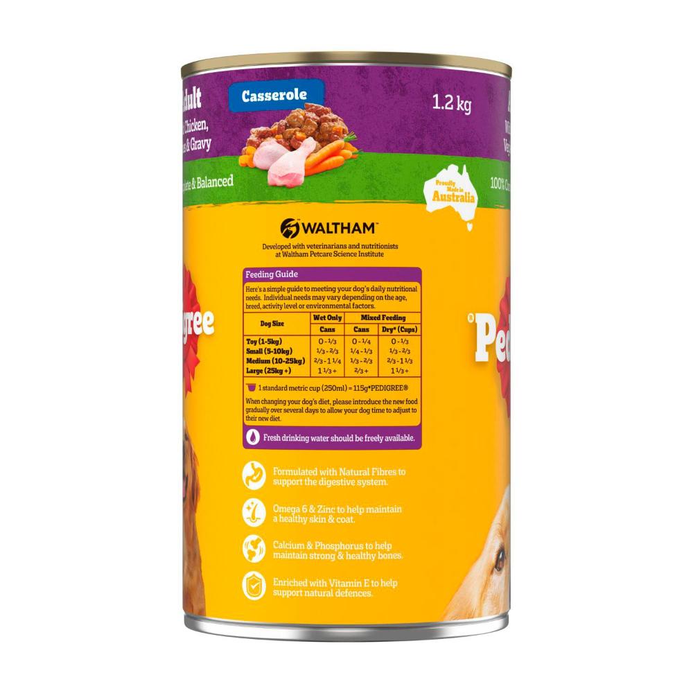 Pedigree Casserole With Chicken & Gravy Adult Dog Food - 1.2kg