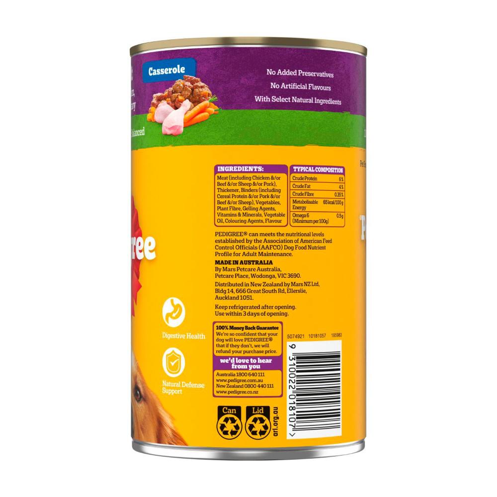 Pedigree Casserole With Chicken & Gravy Adult Dog Food - 1.2kg