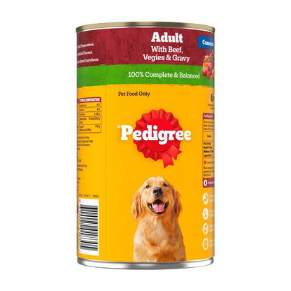 Pedigree Casserole With Beef & Gravy Adult Wet Dog Food Can - 1.2kg