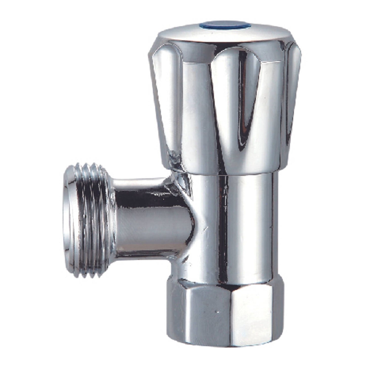 Syneco Washing Machine Cock - 20mm - Chrome - 1/2 Turn