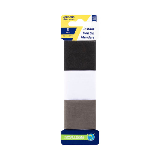 Korbond 110084 Iron On Mender 3pk - 1 EACH