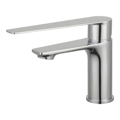 Evekare 35mm Brushed Nickel Designer Extended Lever Basin Mixer