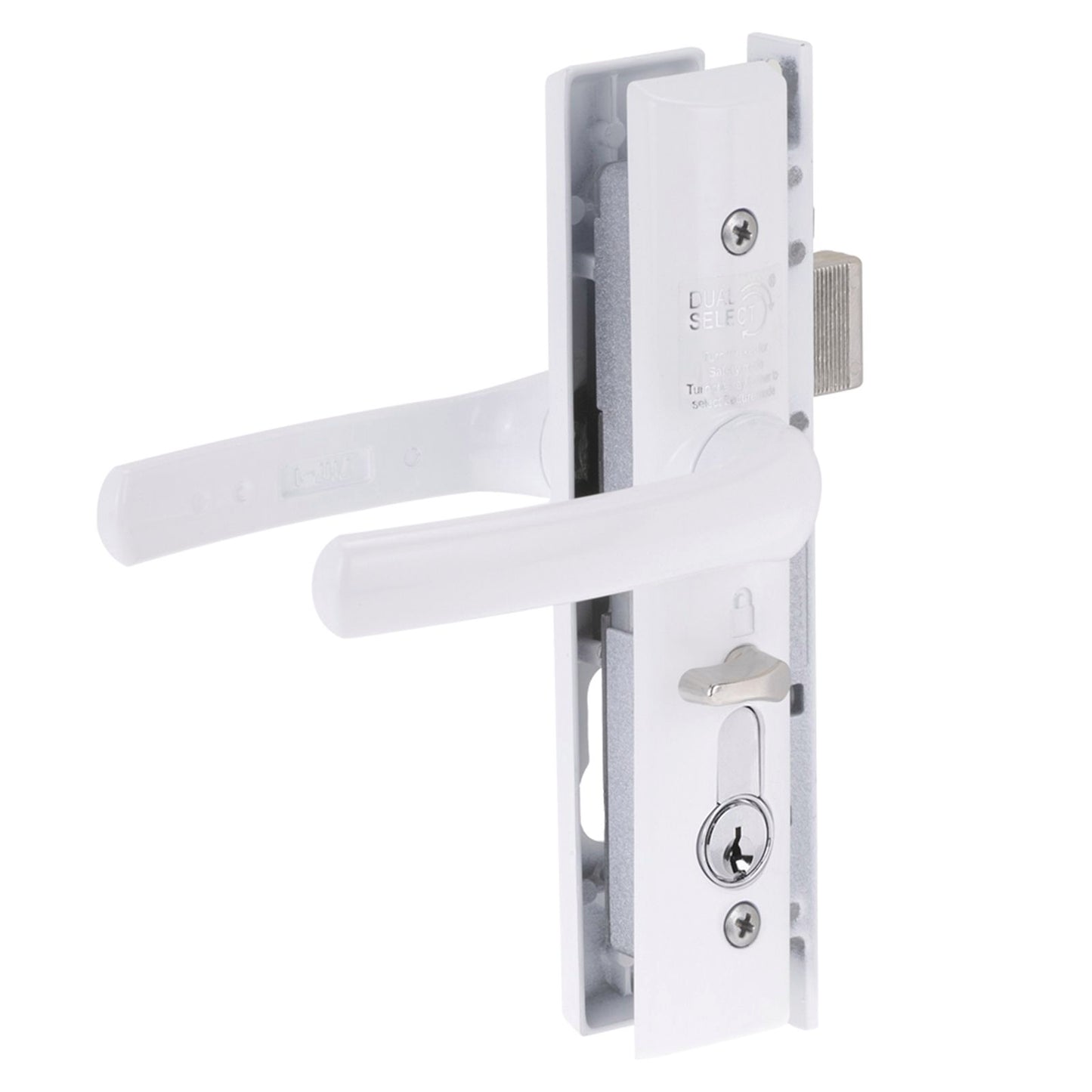 Yale Quattro Lock Screen Security Door - 280 x 77 x 45mm - White