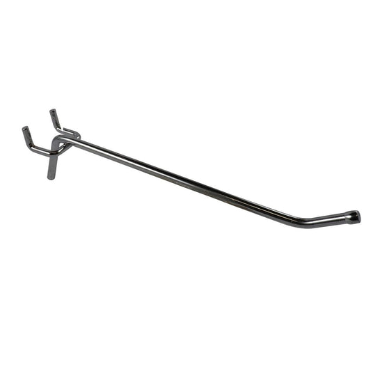 Everhang 150mm Single Hooks Pegboard 4 Pack - Silver - 5mm